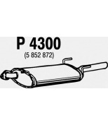 FENNO STEEL - P4300 - Глушитель OPEL VECTRA B 1.6-2.2 95-03